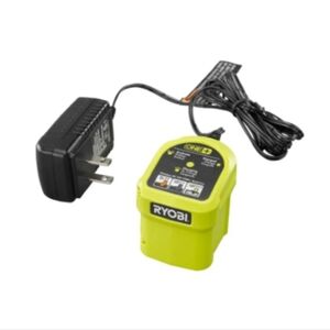 RYOBI 18V Compact Battery Charger. Easy portability.